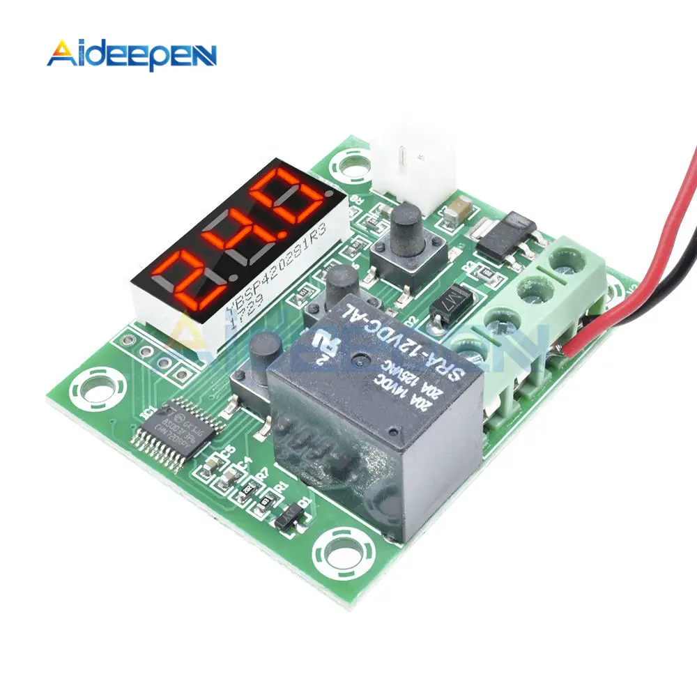 W1209 AC 110 V-220 V Цифровой термостат регулятор температуры инкубатор термостат модуль питания красный светодиодный дисплей