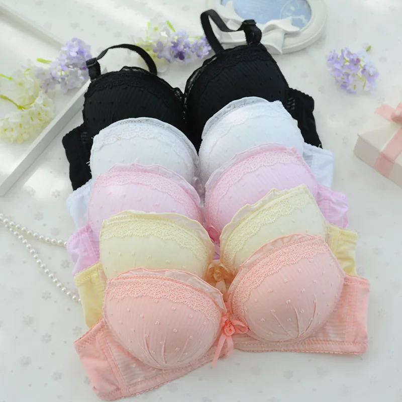 Супер пуш ап бюстгальтер для маленькой груди молодых девушек набор женщин