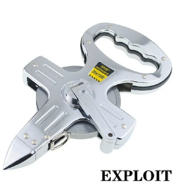 30 м стальная рулетка рама из алюминиевого сплава прочная коррозионная для