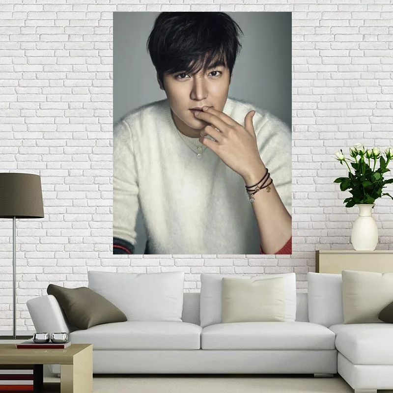 1 шт. Шелковый постер Lee Min Ho для домашнего декора|Рисование и каллиграфия| |