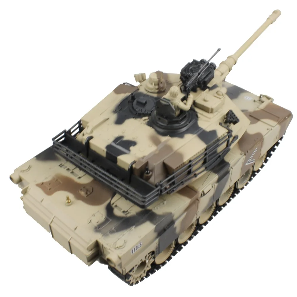 Р/У танки 15 канал 1/20 США M1A2 основной боевой танк модель с стрелять пулей