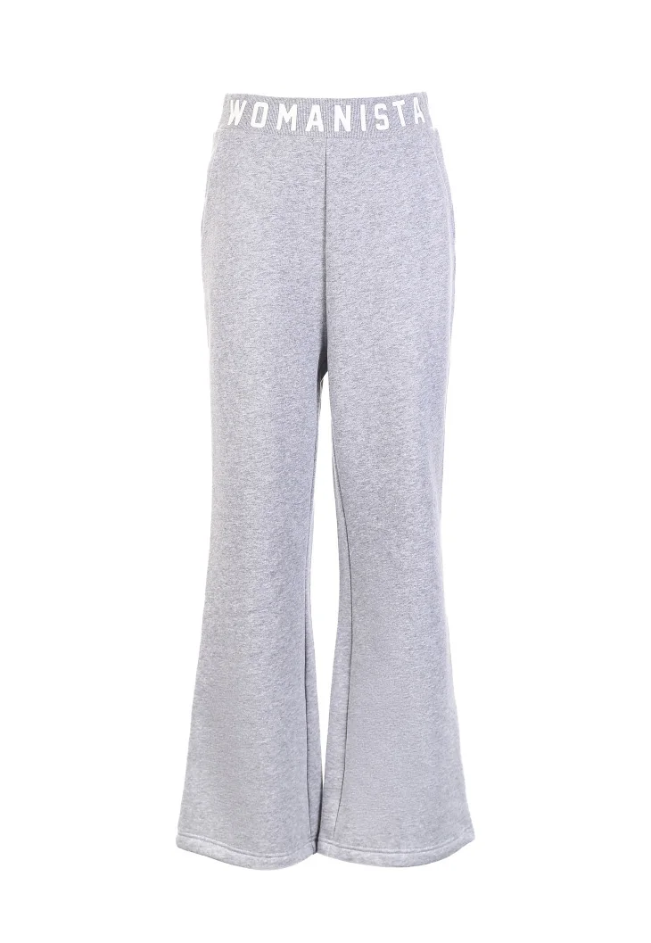 Vero Moda Весна и Лето Письмо печати утолщенные пижамные брюки | 3184R2502
