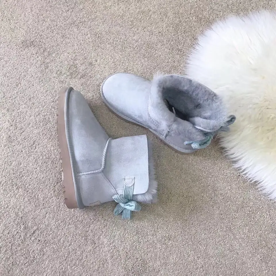 Новинка 2019 года высококачественные зимние сапоги в Европе натуральная овчина