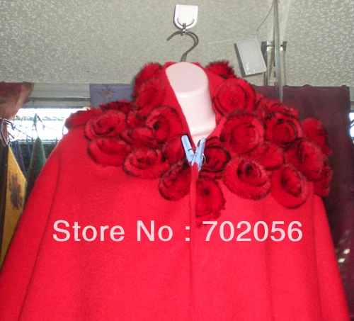 Роскошный однотонный шерстяной кроличий мех розы палантин шаль саронги хиджабы