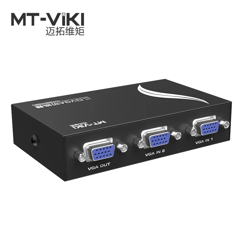 Переключатель VGA 2 входного порта 1 выход D sub переключатель ПК селектор монитор share