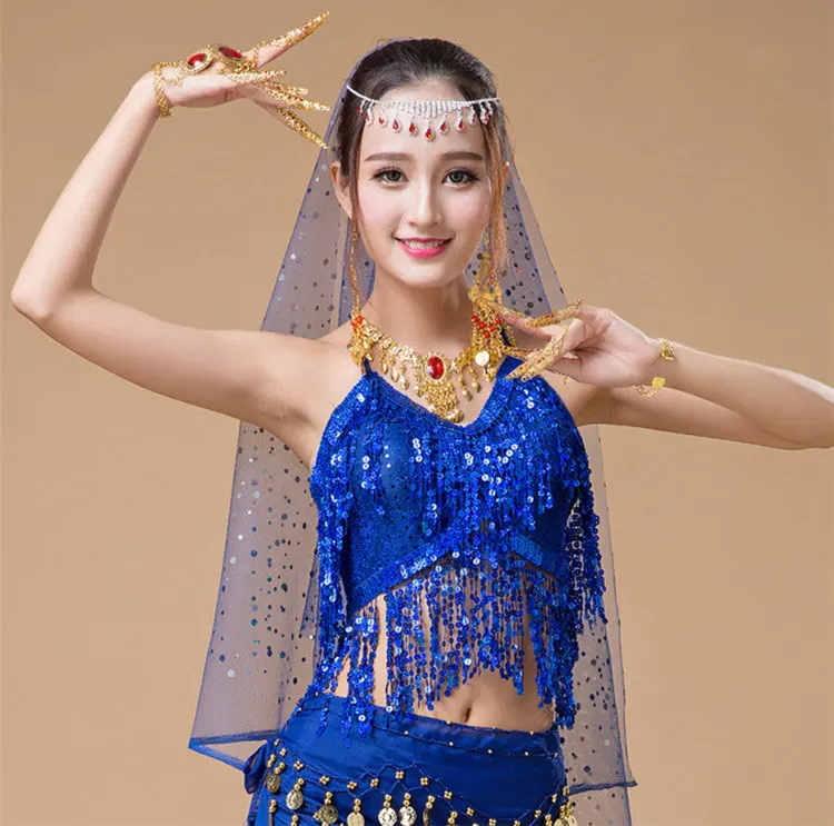 Новинка 2017 сексуальный женский бюстгальтер для танца живота с бахромой костюм