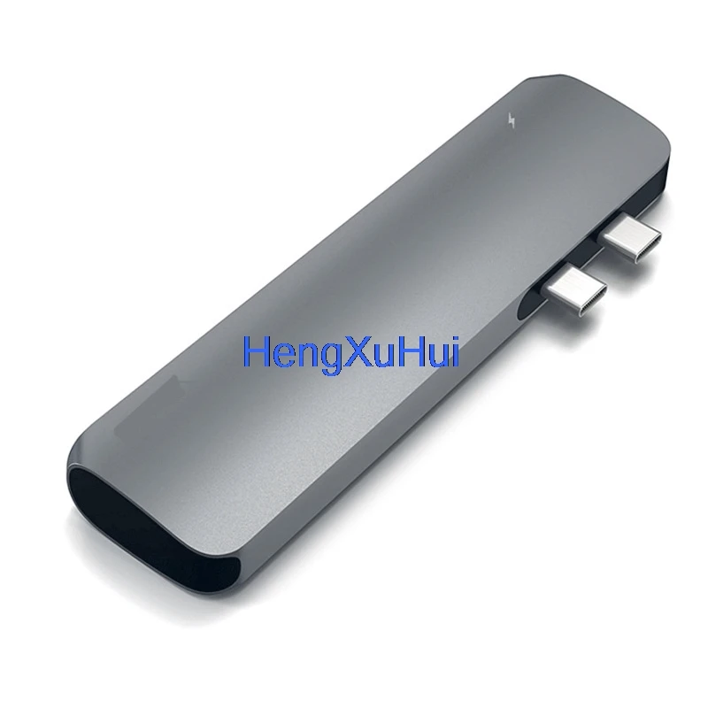 

Dual Type-C Multifunction Docking Station 7 in 1 Type-C HUB