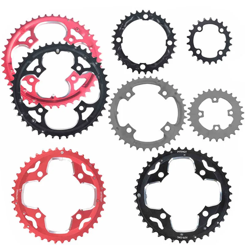 22 T 32 T 44 T горные велосипеды MTB шатун для дорожного велосипеда Звездочка педального узла цепь колеса зуб ломтик Ремонт Запчасти велосипедная передняя звезда
