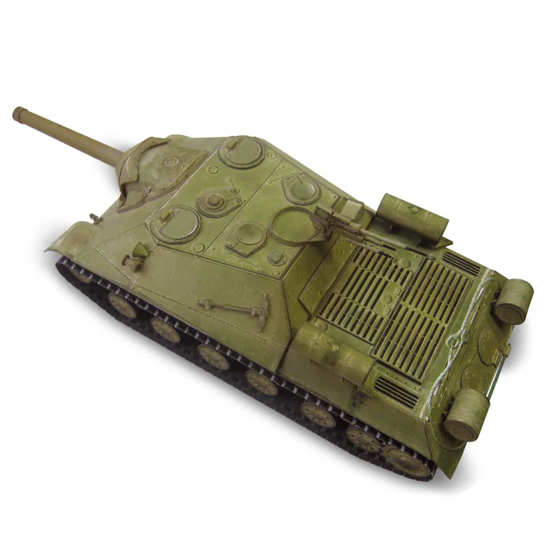 Объект 704 анти-танковая артерия 1:50 СССР танк с док-станцией DIY Бумажные модели