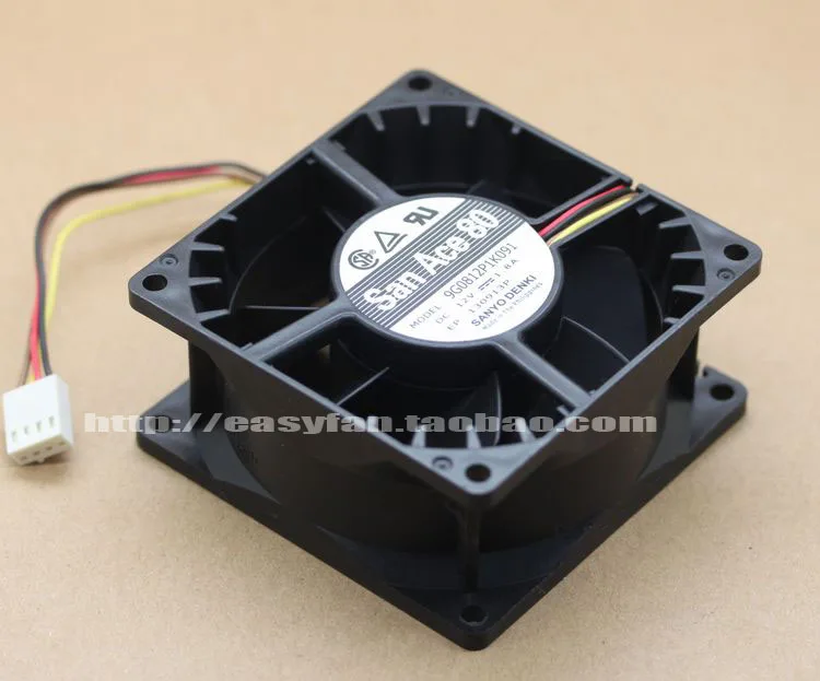 Вентилятор охлаждения сервера Sanyo Denki 9G0812PK1K091 DC 12V 1.8A 80x80x38 мм