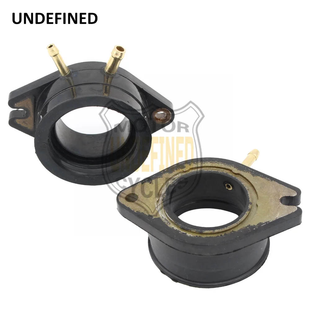 Черный карбюратор для впускного коллектора 2 шт. набор соединительных ботинок