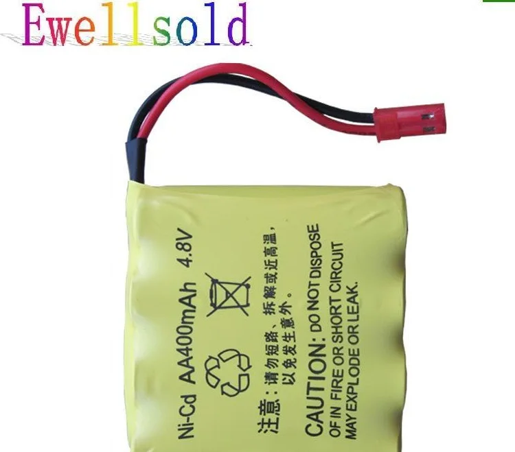Ewellselling R/C автомобильный резервуар грузовик 4 8 в 400 мАч Ni CD AA аккумулятор|rc battery|rc car