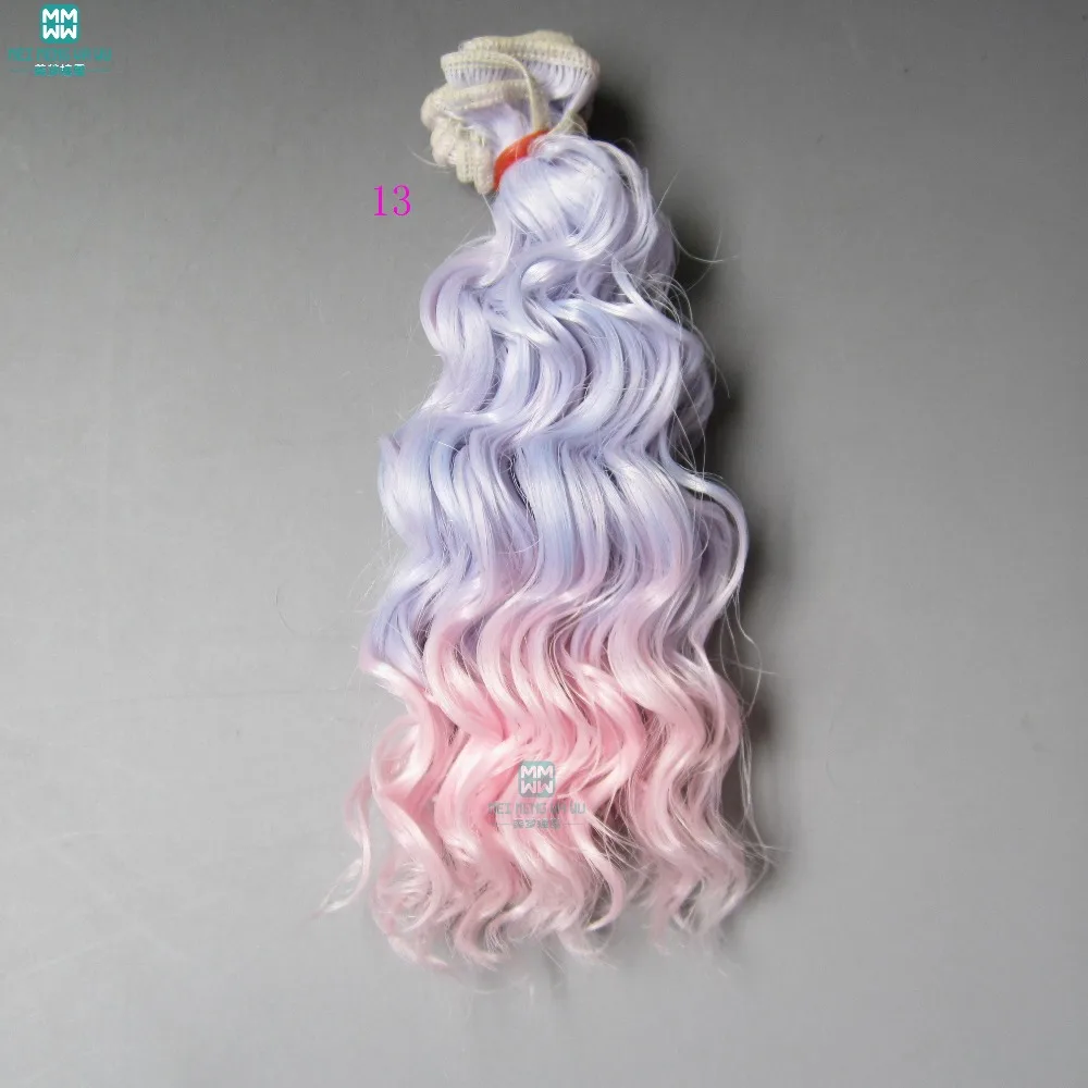 Аксессуары для кукол парик как шерсть рулоны волосы для кукол 1/3 1/4 1/6 BJD/SD DIY вещи для кукол