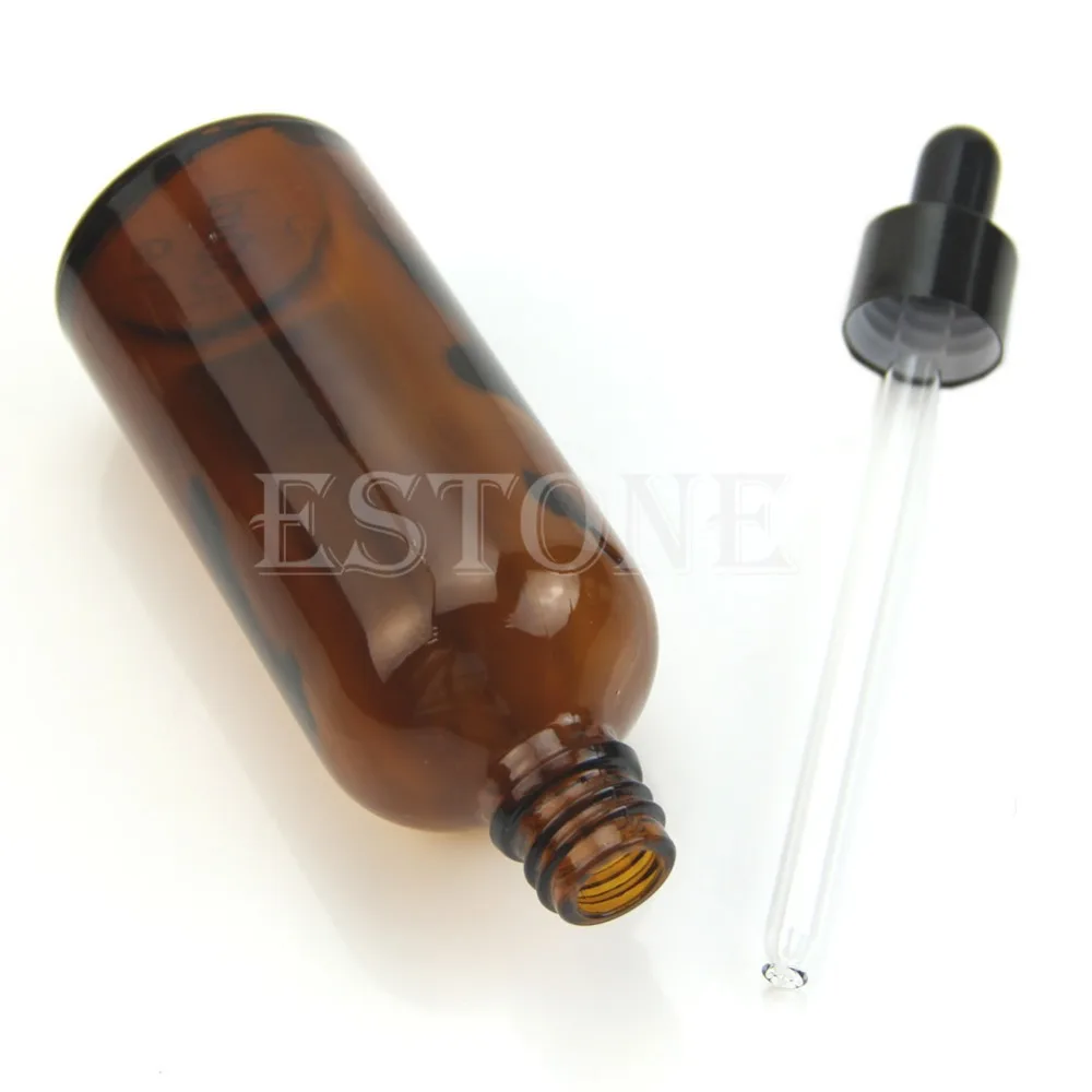 1Pc 5ml 10ml 30ml 50ml 100ml Amber Glass Liquid Reagent Pipette Bottle Eye Dropper Drop Aromatherapy #11 | Красота и здоровье