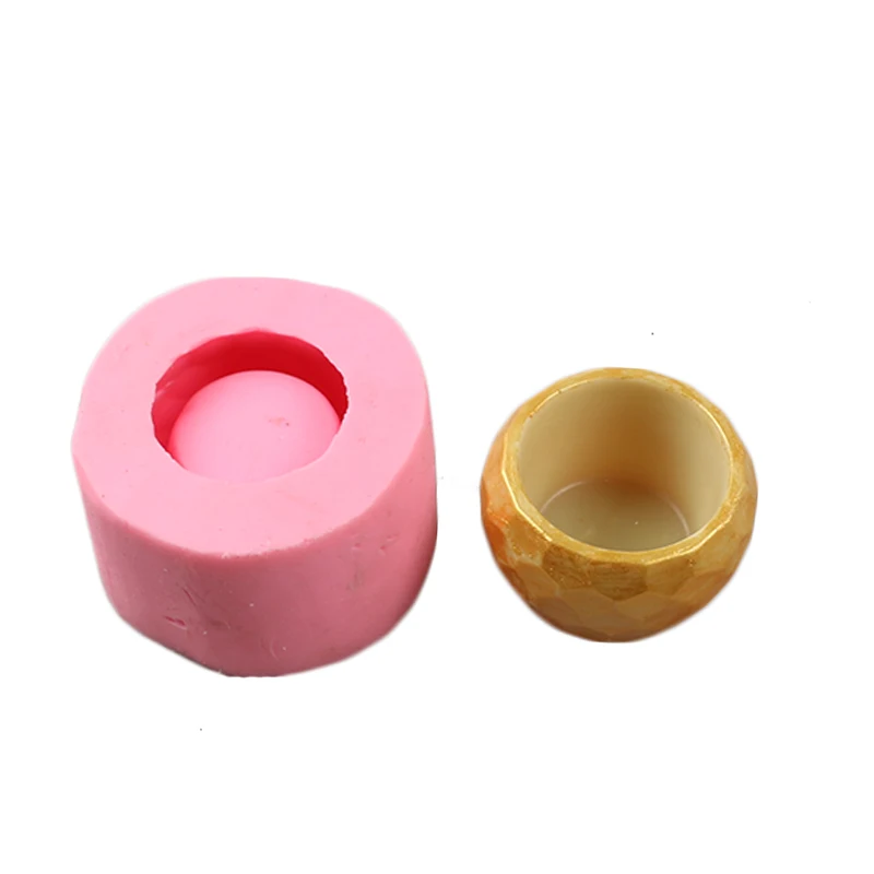 

3D цементная ваза суккуленты цветочный горшок для оформления дома инструменты для украшения торта Силиконовая Форма Ремесло бетонные плант...