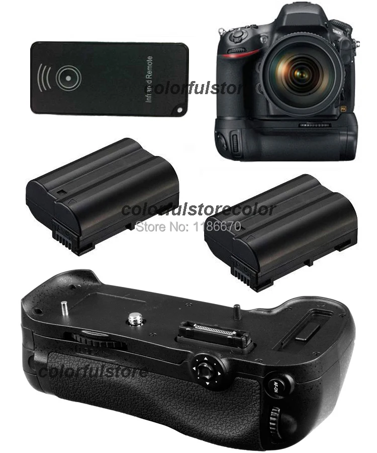 Фонарь с ручкой и держателем для аккумулятора камеры Nikon D800 D800E|battery pack grip|battery