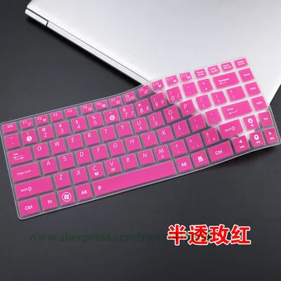 Rose 14-дюймовый ноутбук клавиатура коврики для стола или пола кожи гвардии для Asus X452 X453 X453S X453M X453MA X403M X450E X451C X454L X455Y X455L - Цвет: Rose