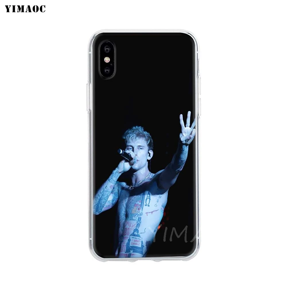 YIMAOC MGK Machine Gun Kelly Soft Case TPU Silicone Cover for iPhone 8 7 6 6S Plus 5 5S SE X XR XS 11 Pro Max Shell Cases |