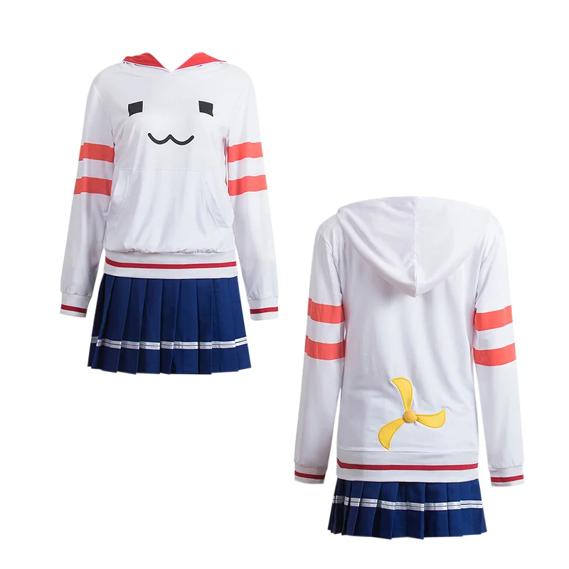 Аниме Kantai Collection Shimakaze униформа косплей костюм Женская толстовка худи костюмы