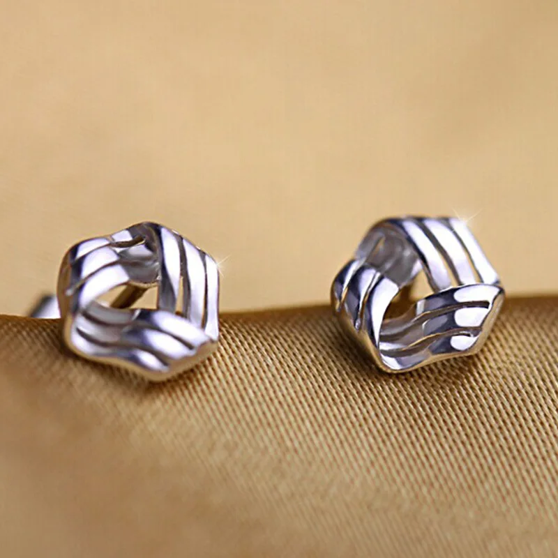 

XIYANIKE Big Brand Silver Color Lovely Rhyme Silver Earrings For Women Earrings Sterling-silver-jewelry Brincos VES6389