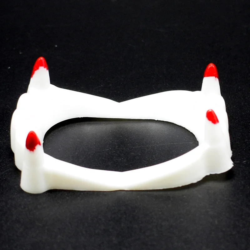 10pcs Halloween Fake Vampire Teeth Party Decoration for Kids Plastic False Vampire Teeth Costume Halloween Theme Toy Supplies