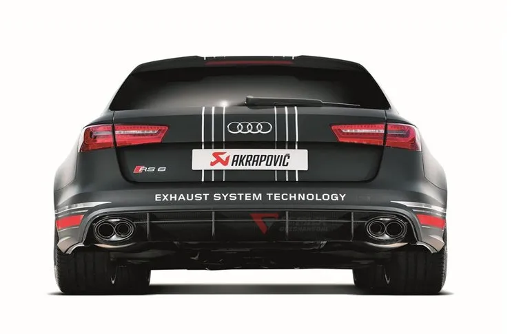 2 шт. Akrapovic выхлопной наконечник из углеродного волокна для Rudi RS3 RS4 RS5 RS6 RS7 A3 A4 A5 A6 A7 выхлопные наконечники выхлопная машина Стайлинг
