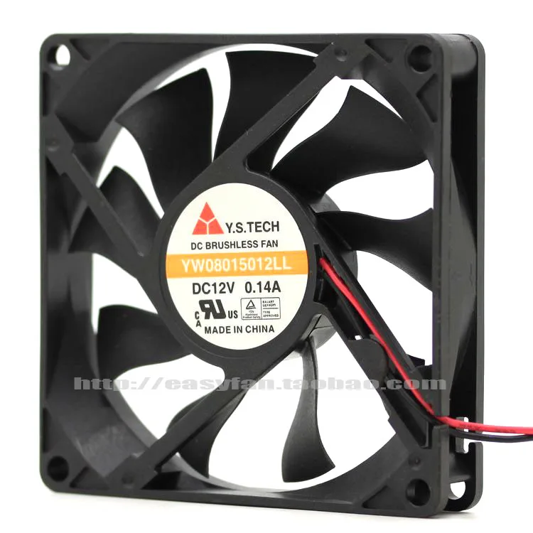 Новинка Y.S.TECH YW08015012LL тишина 8015 8 см ультратонкий охлаждающий вентилятор |