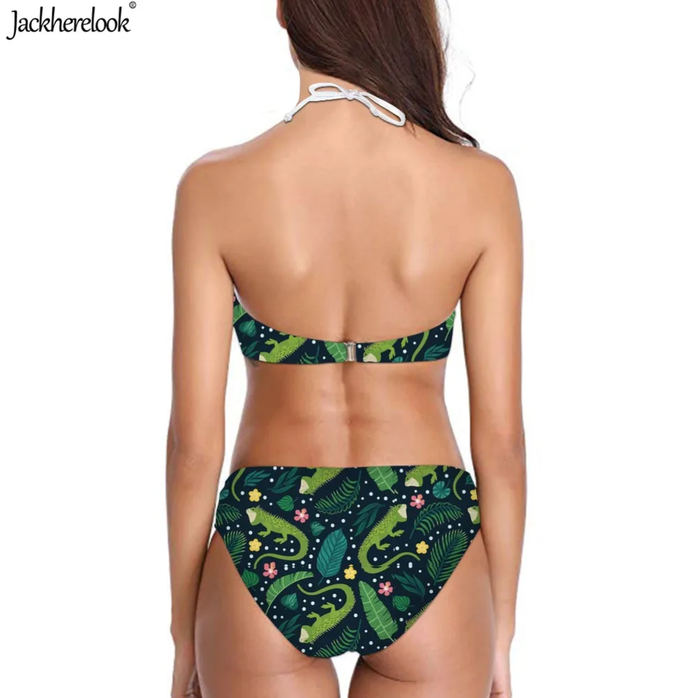 Женский купальник пуш-ап с открытыми плечами и лямкой на шее | Женская одежда