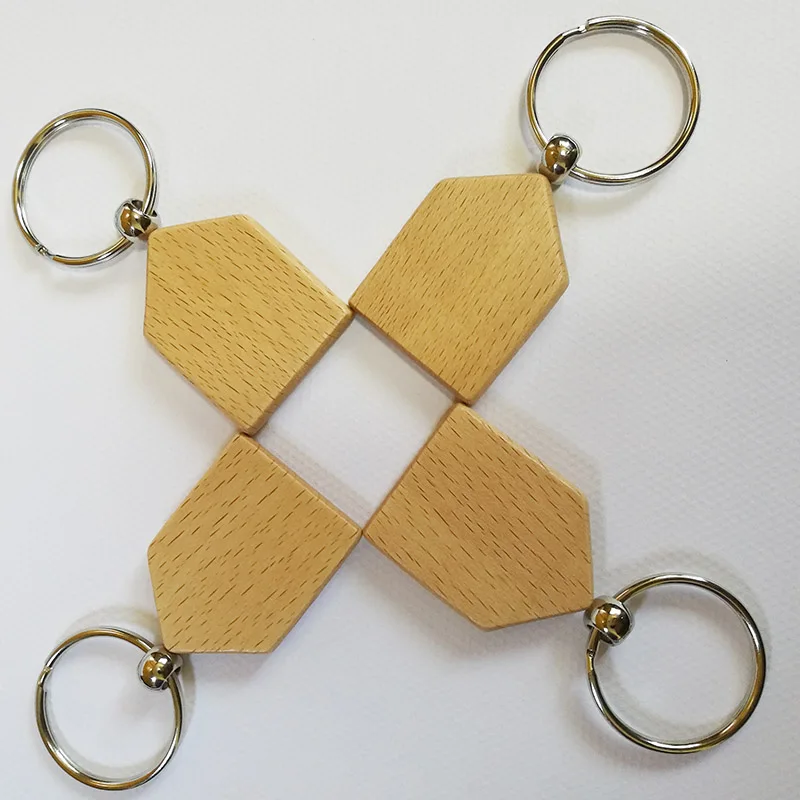 10 шт. деревянные Брелоки для ключей сделай сам | Украшения и аксессуары