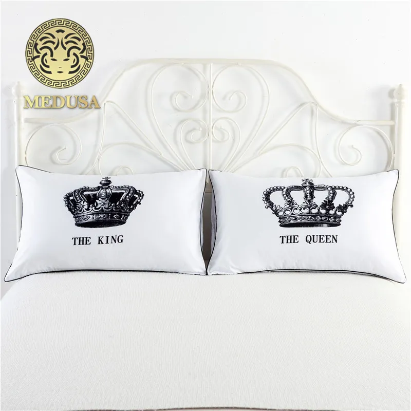 Его невеста/ее жених Свадебные наволочки подарок на день Святого Валентина