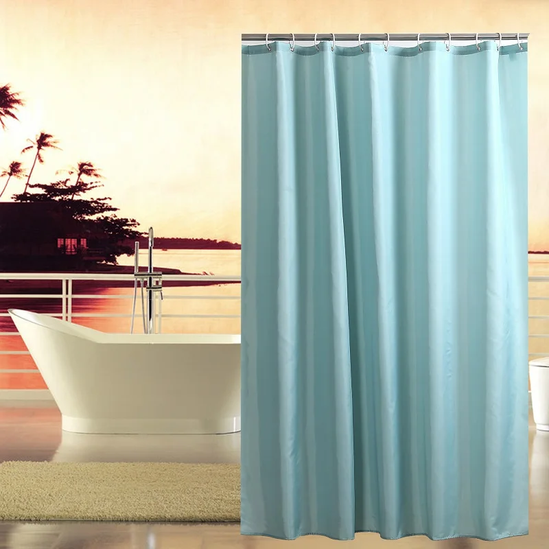 shower curtain Полиэфирная занавеска для душа s гостиницы Европа белая водяная Ванна Экраны Rideau De душ ванная занавеска Cortina Ducha жалюзи - Цвет: shower curtain