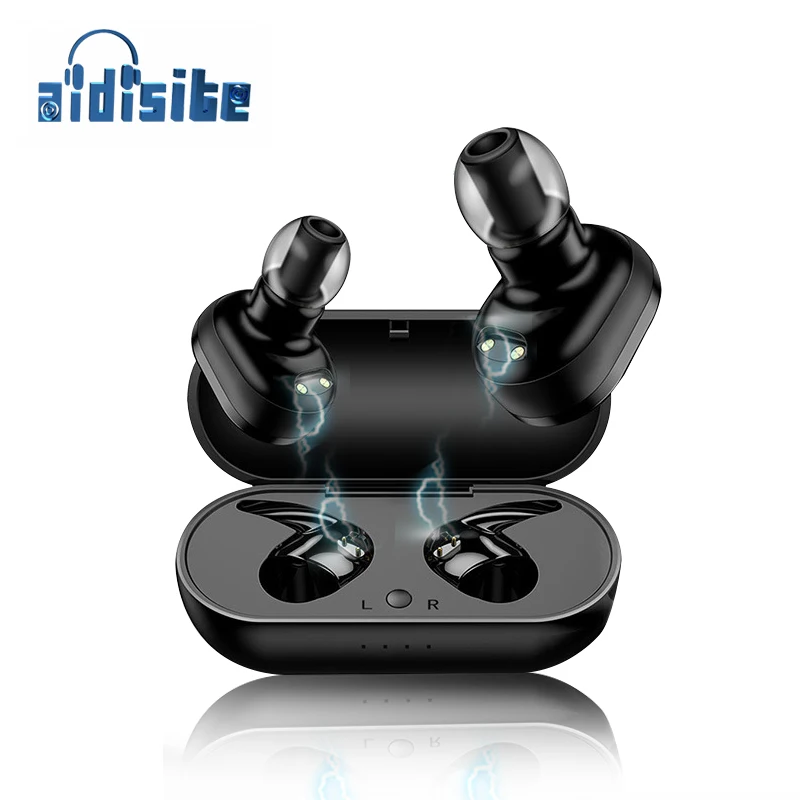 AIDISITE TWS 5 0 Bluetooth беспроводная гарнитура для наушников 3D стерео с микрофоном