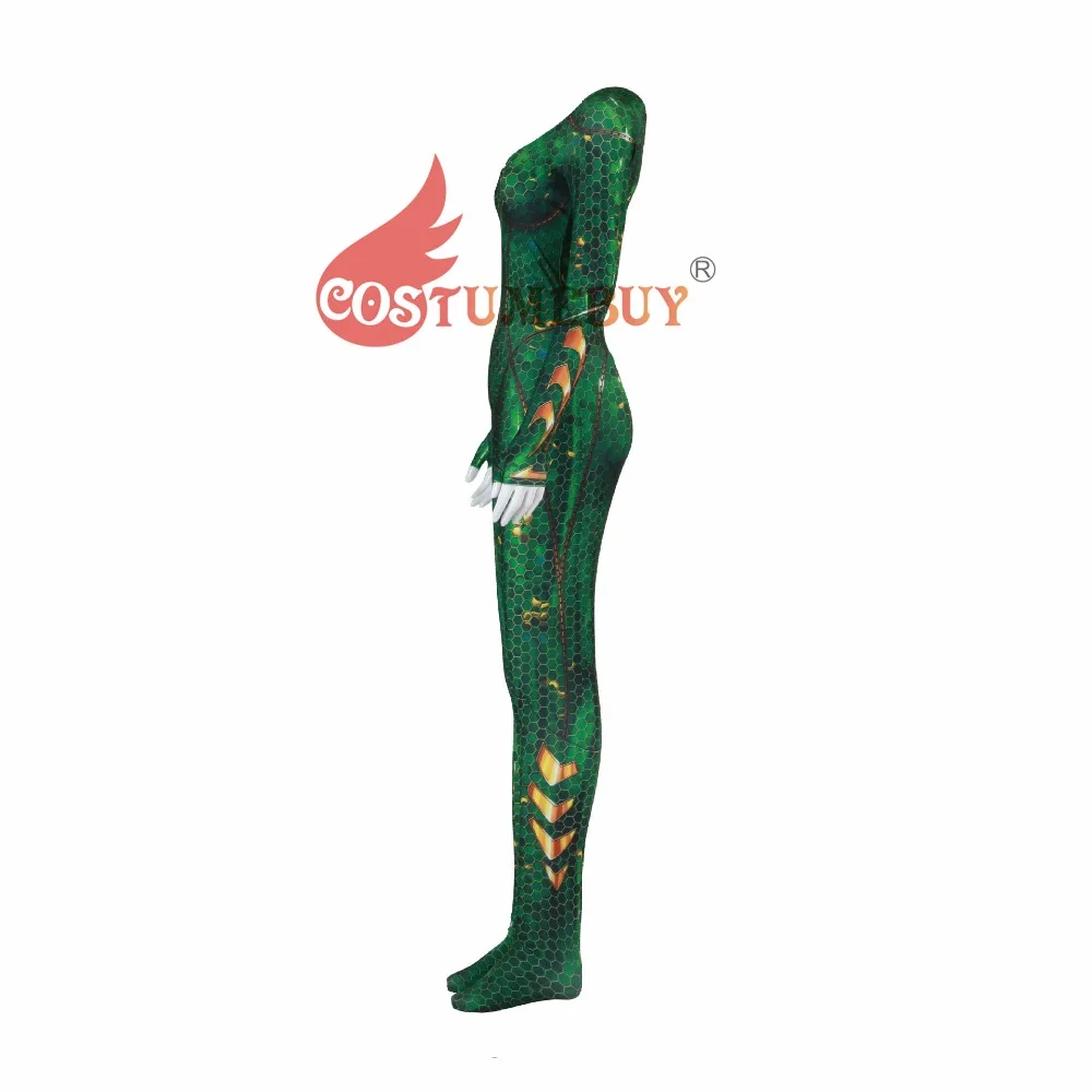 CostumeBuy Аквамен Mera queen косплэй Лига Справедливости Костюмы 3D принт Zentai комбинезон Аквамен супергерой Комбинезоны для женщин боди