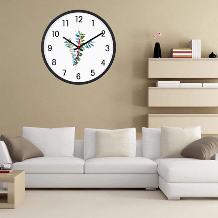 Бесшумные настенные часы домашние современные цифровые 3d тайные виниловые