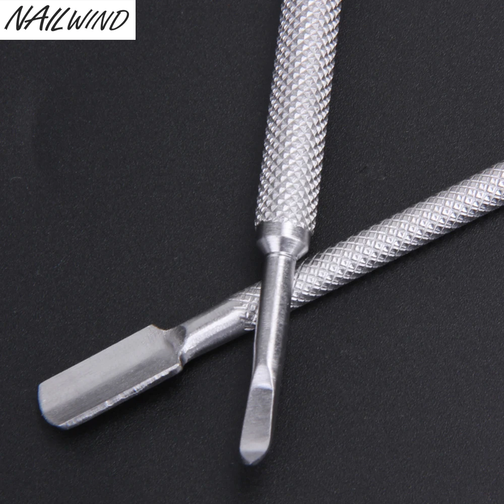 NAILWIND, 3 шт., гель для ногтей, толкатель для кутикулы, нержавеющая сталь, профессиональный набор, ложка для резки, для маникюра, педикюра, средство для удаления ногтей, набор для чистки ногтей