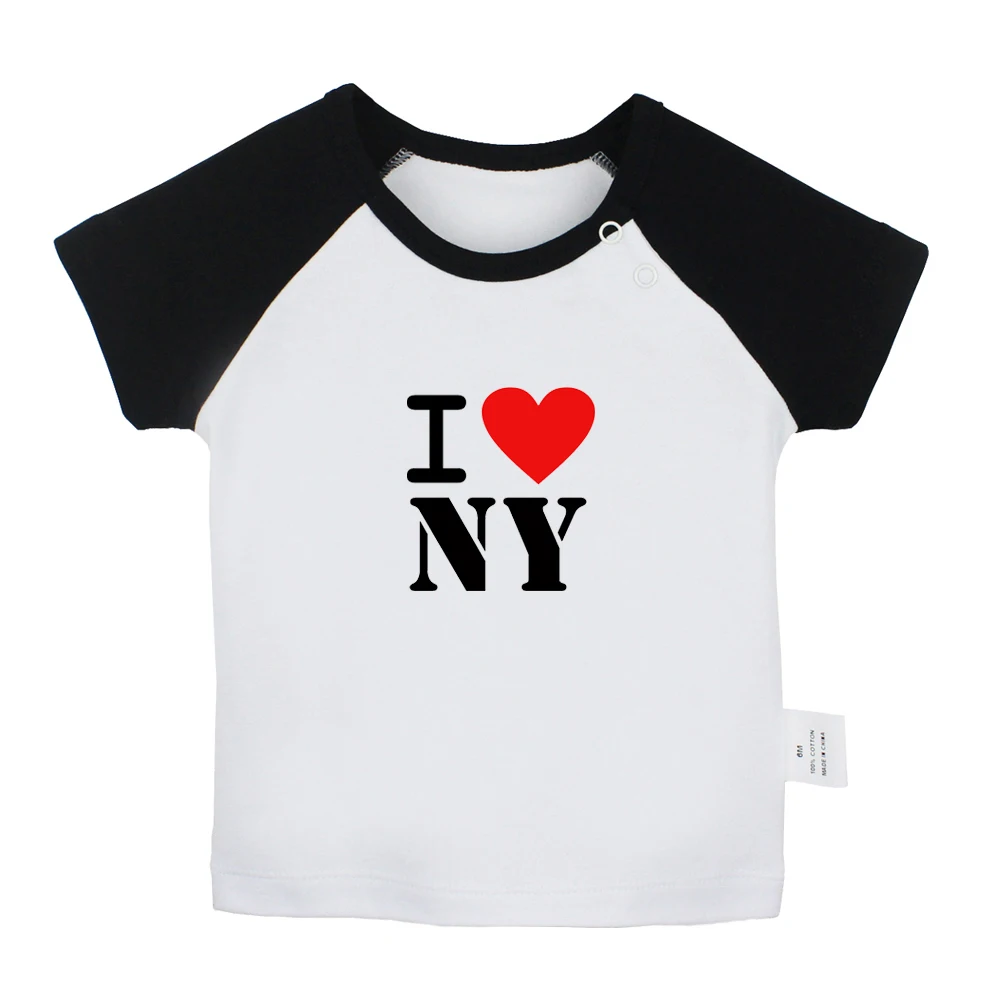 Футболки для новорожденных с надписью I Love New York LOVE Red Heart Karma Retribution For Sin футболки