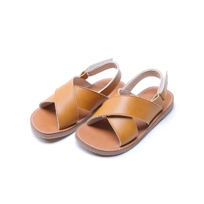 Новые сандалии для мальчиков Удобные мягкие детские Летняя пляжная обувь с