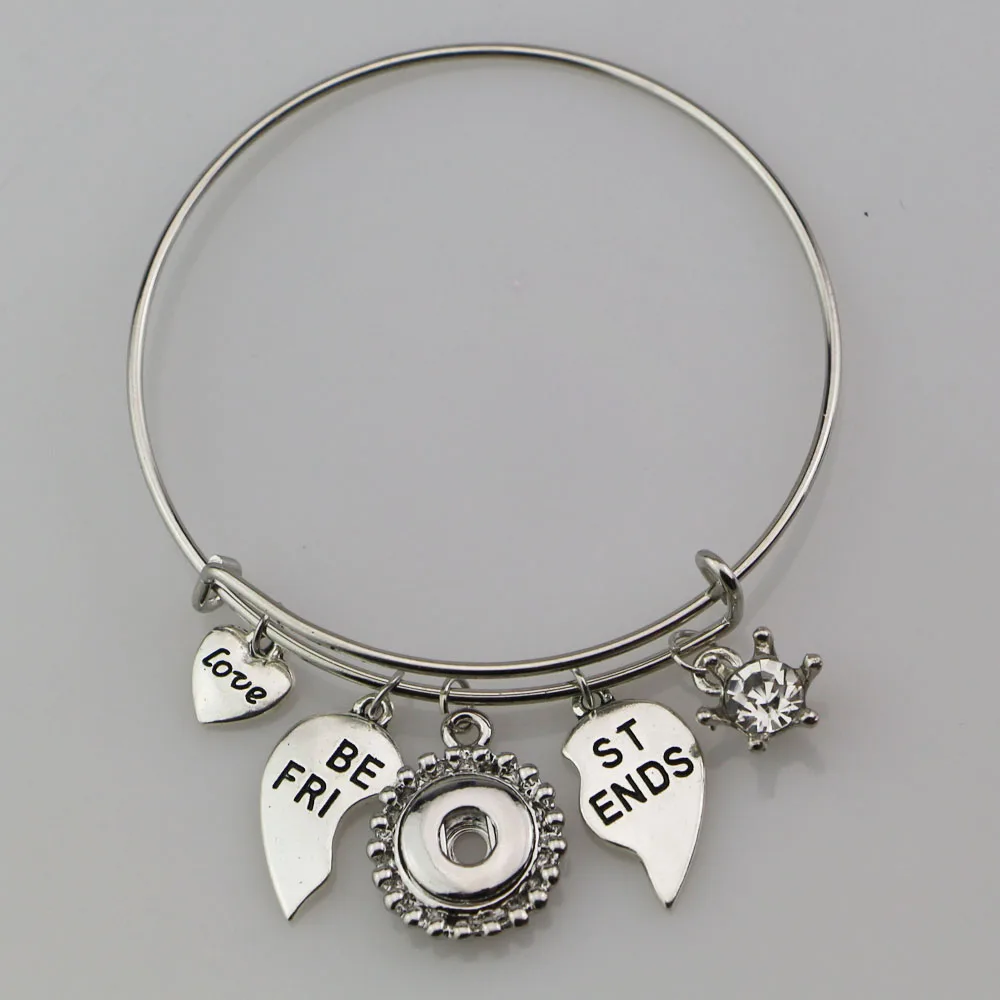 Мужские и женские браслеты с металлическими кнопками браслет в стиле Alex