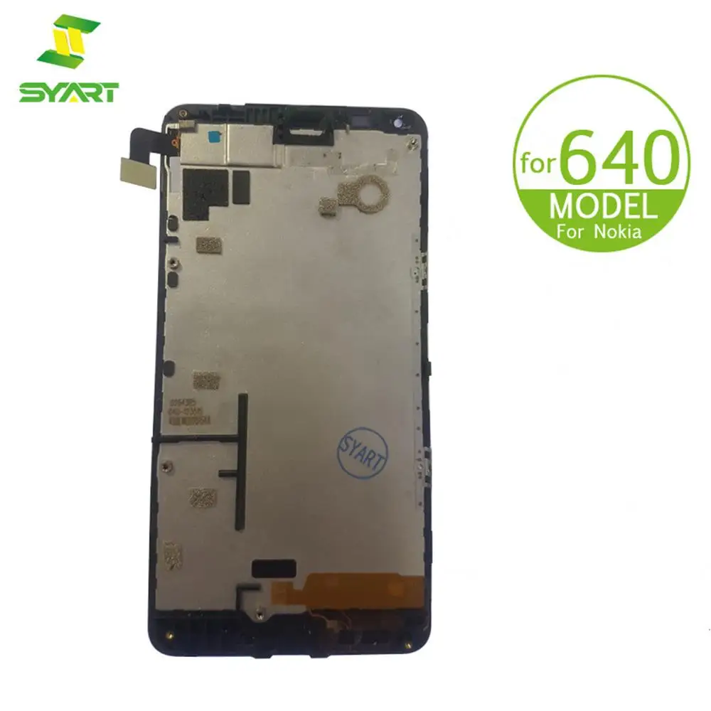 Для Nokia Lumia 640 ЖК-дисплей кодирующий преобразователь сенсорного экрана в сборе с рамкой Замена для microsoft Lumia 640 N640 RM-1077 lcd s