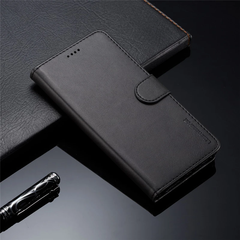 Магнитный кожаный флип чехол для телефона Xiaomi A1 A2 Lite Redmi 5A Note 6 Pro с карманом карт 4X
