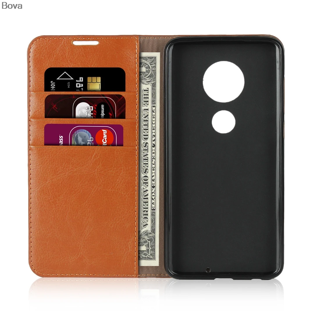 Deluxe Wallet Case for Motorola Moto G7 / Plus premium leather Phone Flip Cover Play Power Bags | Мобильные телефоны и