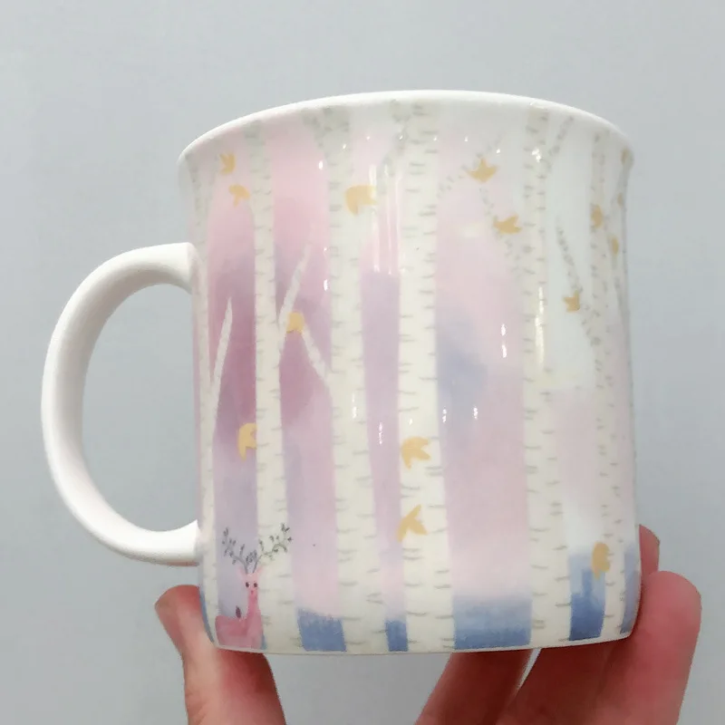 Классическая Кофейная Кружка 400 мл Звездная кофейная чашка с рисунком русалки