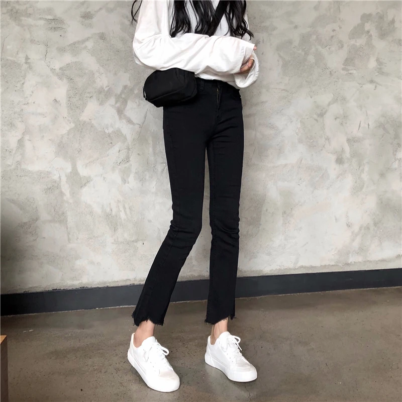 Cheap Wholesale 2019 New Spring Summer Hot Selling Women's Fashion Casual  Denim Pants NC23