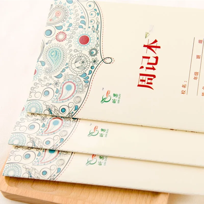 Китайский Персонаж тетради Hanzi композиция сетка рабочие Портативный блокнот для