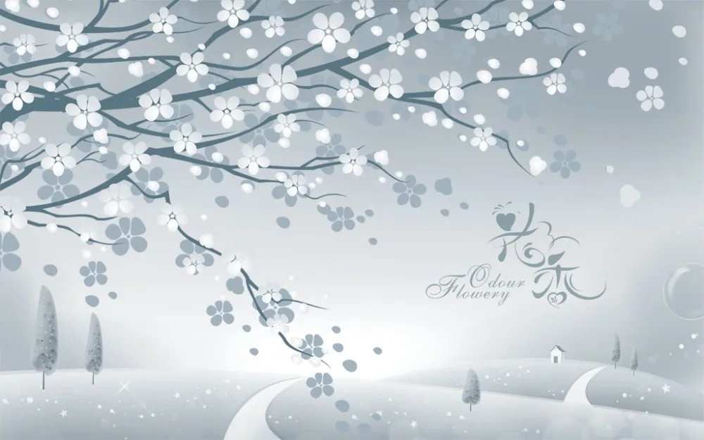 Европейские короткие 3D занавески шторы на окна с фотопечатью деревьев для