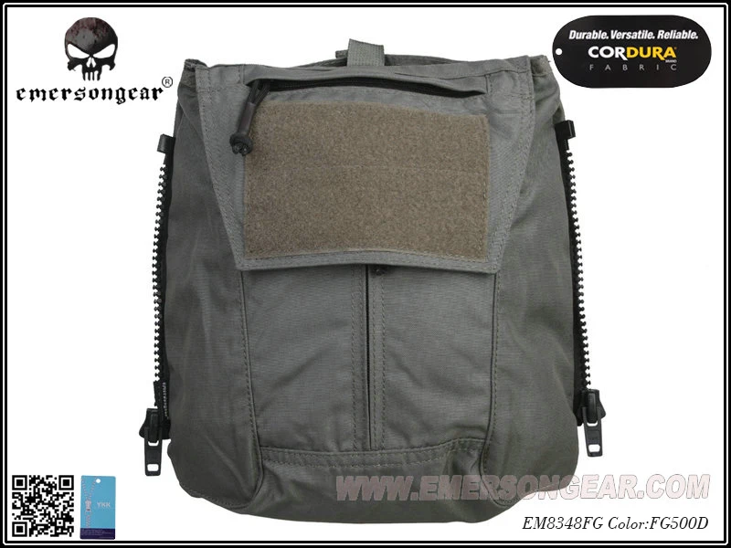 Сумка Emersongear на молнии для AVS JPC2.0 CPC тактический жилет зеленая сумка EM8348FG|vest pouches|vest