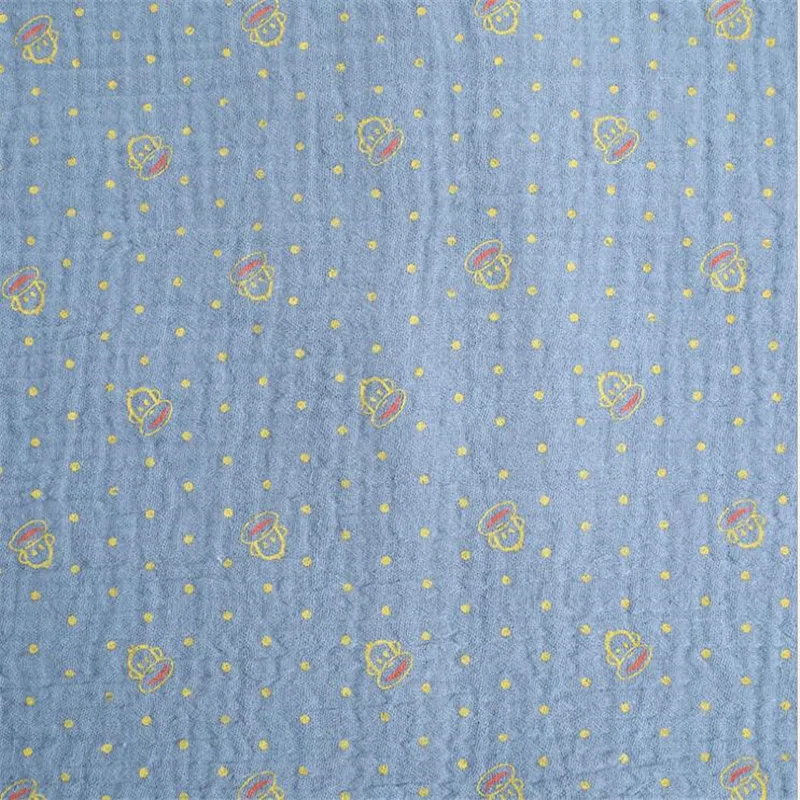 Двухслойная газовая ткань из 100% хлопка с принтом обезьяны мультфильма - купить по