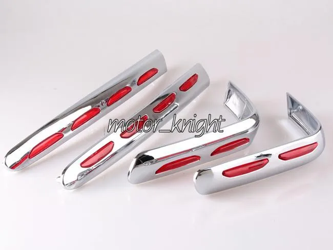 Мотоциклетная обувь Chrome обтекатель сума светильник акценты подходит Honda Goldwing 1800