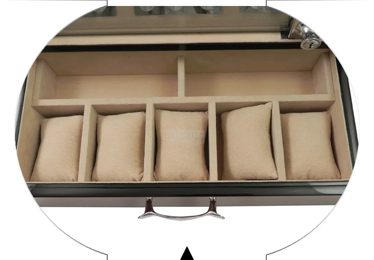 Высококачественная деревянная коробка для намотки часов 9 автоматическая