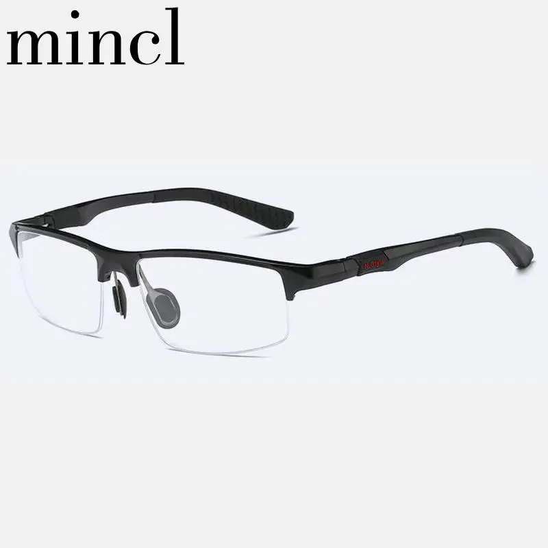 Aluminum Magnesium Sports Style Progressive Reading Glasses Commercial Affairs Glasses Brand Designer Men Multi-focus Reading NX